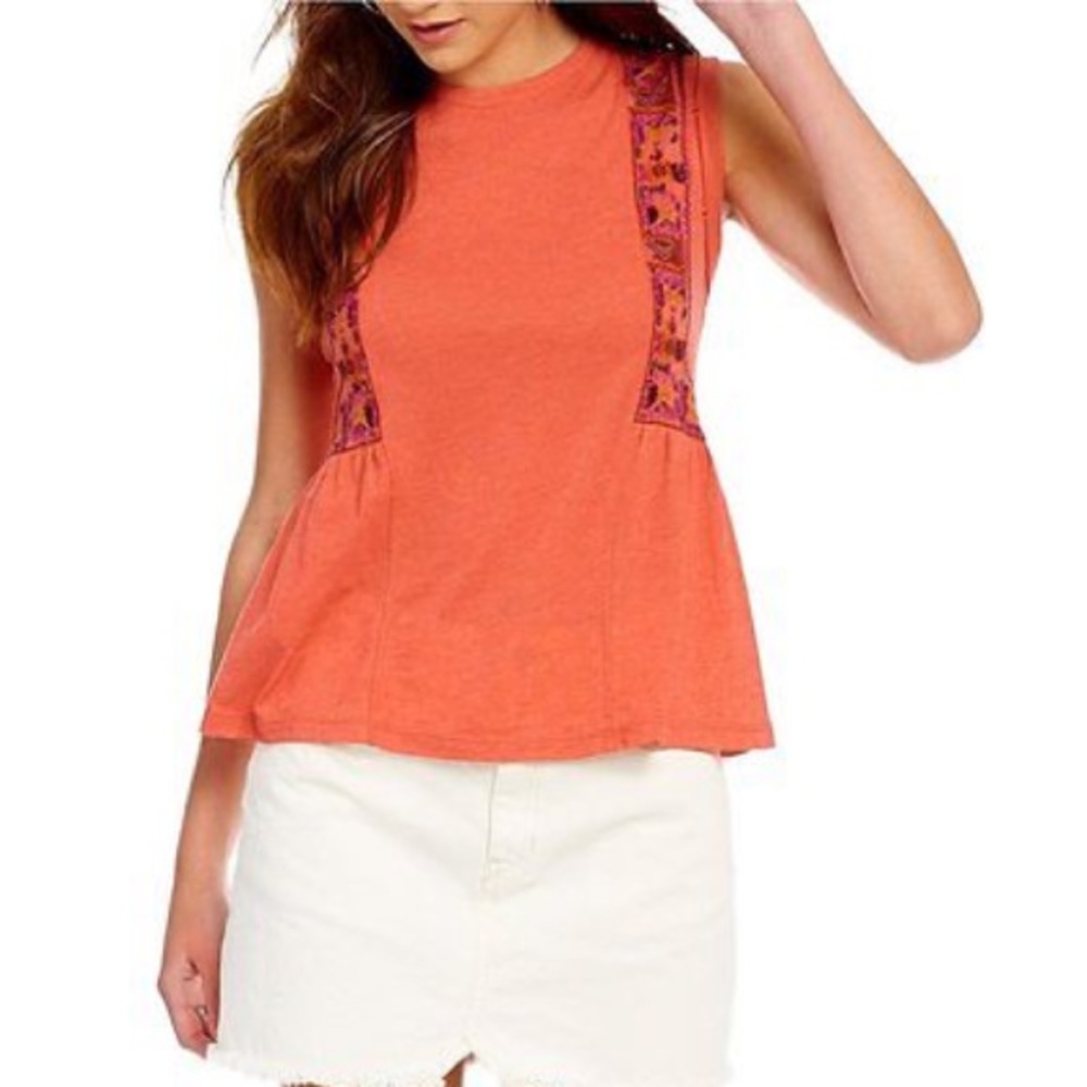 Free People Embroidered Top - Picture 1 of 4
